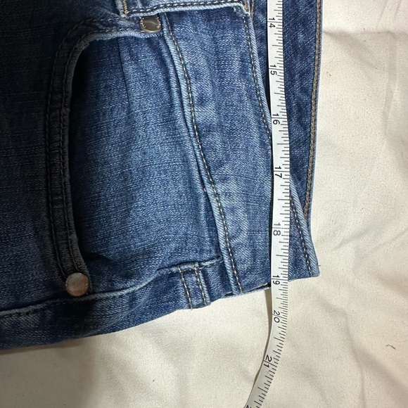 Torrid Blue Ankle Cropped Jeans with Subtle Fading - Picture 6 of 6